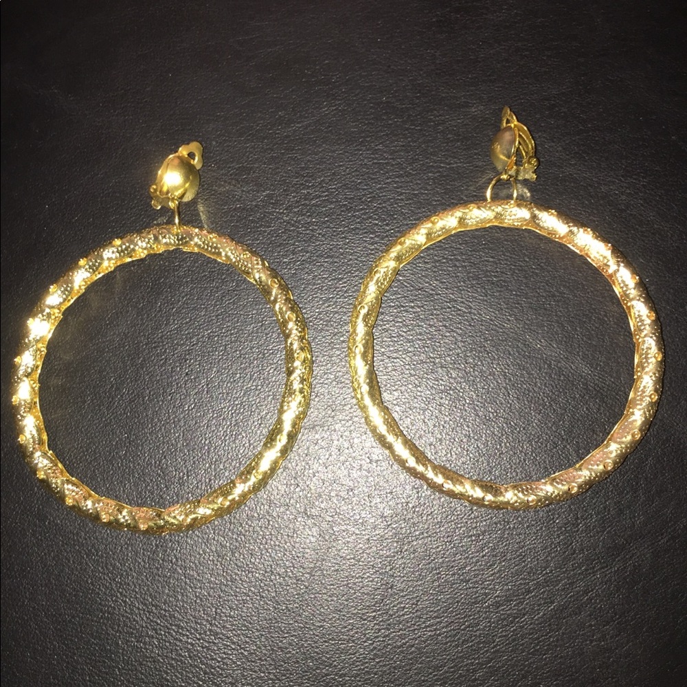 Gold Hoop Earrings
